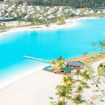 Pesona Crystal Lagoon Treasure Bay Bintan Riau, Kolam Renang Terbesar di Asia Tenggara