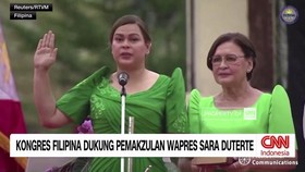 VIDEO: Kongres Filipina Dukung Pemakzulan Wapres Sara Duterte