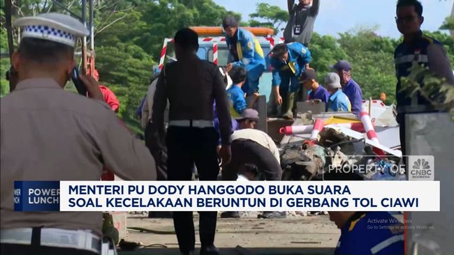 Menteri PU Buka Suara Soal Kecelakaan di Gerbang Tol Ciawi