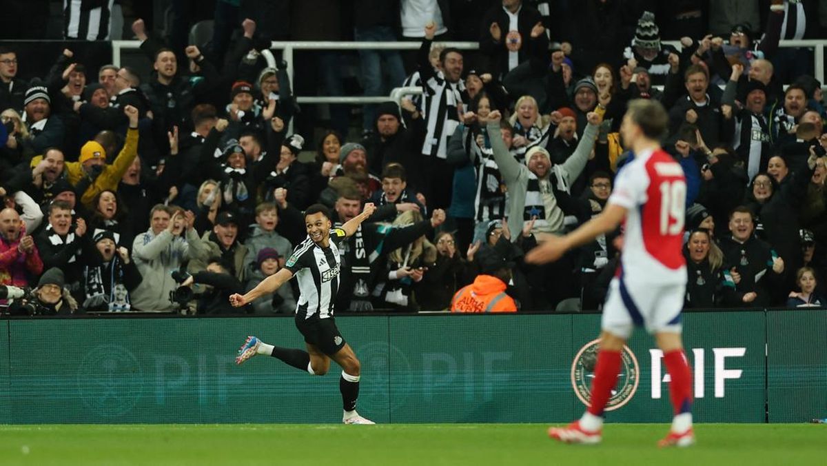 Piala Liga Inggris: Arsenal Tertinggal 0-1 dari Newcastle di Babak I