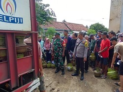 Ribuan Tabung LPG 3 Kg Disalurkan dalam Operasi Pasar di Muara Enim