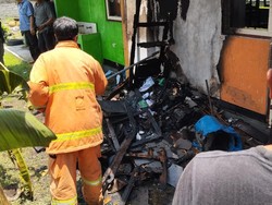 Bangunan TK Cantika di Jembrana Ludes Terbakar