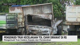 VIDEO: Pengemudi Truk Kecelakaan Tol Ciawi Dirawat di RS