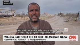 VIDEO: Warga Palestina Tolak Direlokasi Dari Gaza