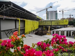 Uji Coba Stasiun Baru Tanah Abang Sebelum Lebaran