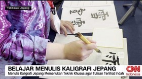 VDEO: Belajar Menulis Kaligrafi Jepang