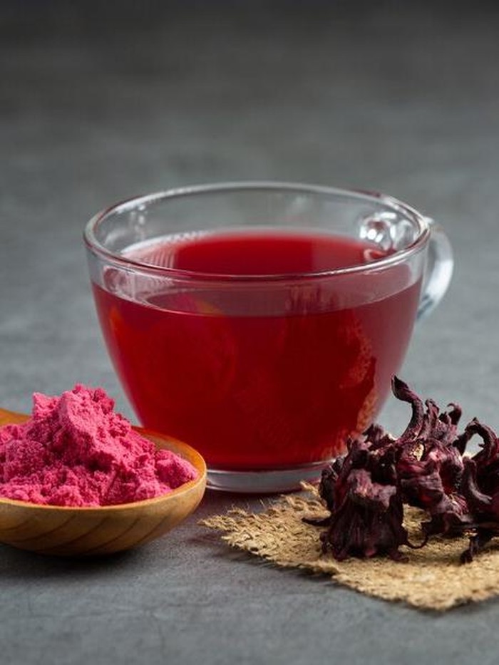 Ilustrasi Teh hibiscus/Foto: freepik.com/jcomp