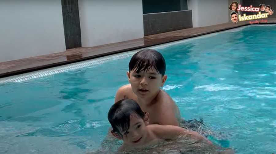 1 bulanan baby Hagia anak Jessica Iskandar