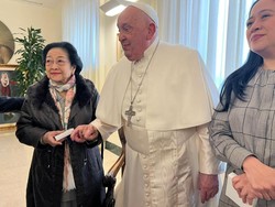 Megawati Ungkap Kekhawatiran Paus Fransiskus soal Global Warming