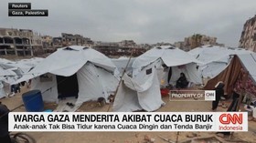VIDEO: Warga Gaza Menderita Akibat Cuaca Buruk