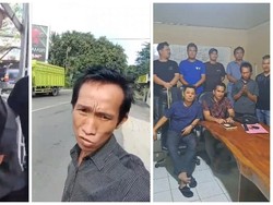 Preman Ancam Polisi di Lampung Tengah Teriak Minta Ampun Saat Ditangkap