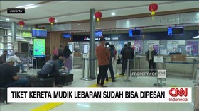 VIDEO: Tiket Kereta Mudik Lebaran Sudah Bisa Dipesan