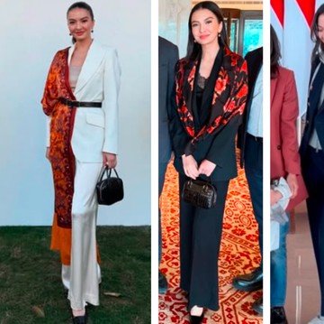 4 Outfit Kerja Raline Shah saat Dinas di India, Profesional dan Stylish!