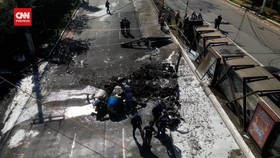 VIDEO: Puing-puing Pesawat Kecil yang Jatuh di Jalanan Sao Paolo