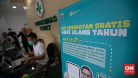 FOTO: Cek Kesehatan Gratis saat Ulang Tahun