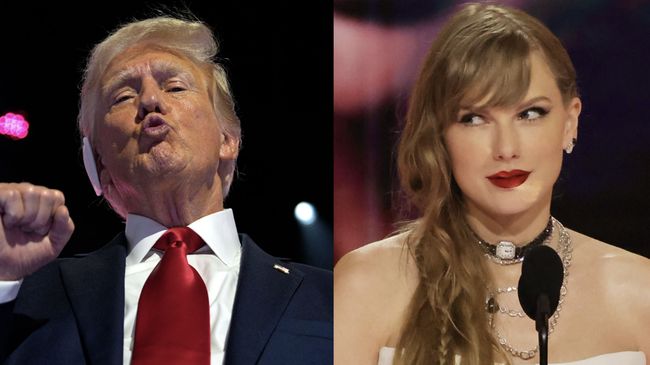 Presiden AS, Donald Trump, meledek Taylor Swift setelah musisi tersebut kena sorak oleh pendukung Philadelphia Eagles sebelum Super Bowl 2025.