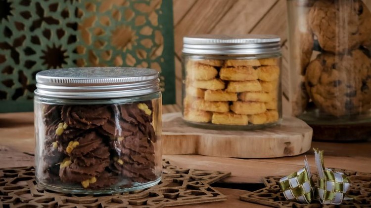 Ilustrasi kue lebaran