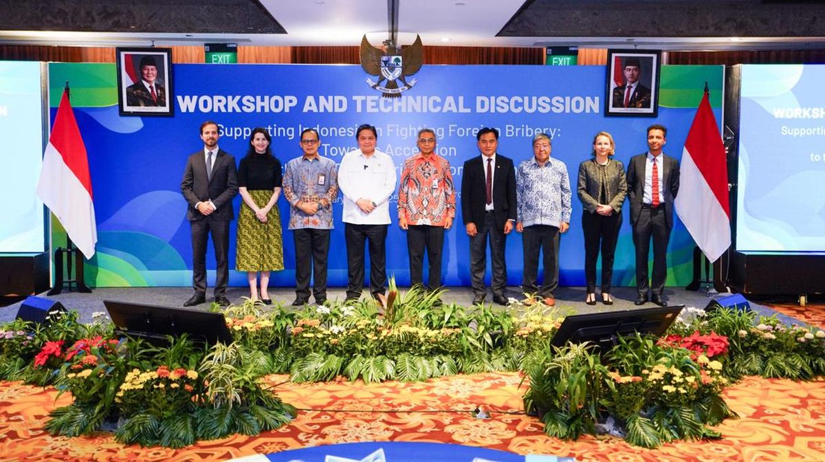 Airlangga Dukung KPK dan Polri Perkuat Anti-Suap Indonesia Menuju OECD