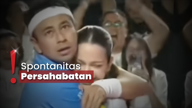 Menang Pertandingan Tenis, Pelukan Raffi Ahmad-Nia Ramadhani Bikin Salfok
