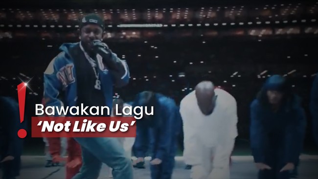 Rapper Kendrick Lamar Sindir Drake di Super Bowl Halftime Show 2025