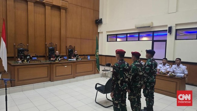 Pengadilan Militer II-08 Jakarta menggelar sidang tuntutan terhadap tiga anggota TNI AL pelaku penembakan kepada bos rental mobil, pada Senin (10/3) hari ini.