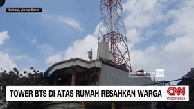 VIDEO: Tower BTS di Atas Rumah Resahkan Warga