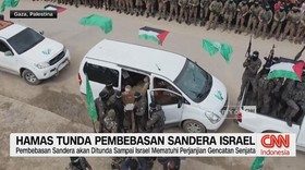 VIDEO: Hamas Tunda Pembebasan Sandera Israel
