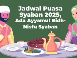 Jadwal Puasa Syaban 2025, Ada Ayyamul Bidh-Nisfu Syaban