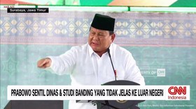 VIDEO: Prabowo Sentil Adanya Studi Banding Tidak Jelas ke Luar Negeri