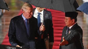 Meriam-Pasukan Berkuda, Prabowo Sambut Meriah Erdogan di Istana Bogor