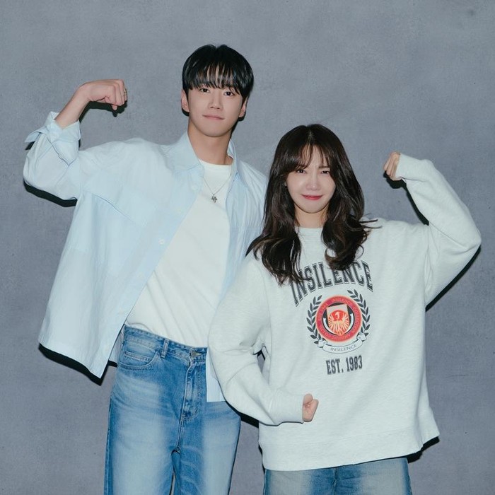 Lee Jun Young dan Jeong Eun Ji untuk drama 24/7 Fitness Center/ Foto: soompi.com