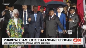 VIDEO: Prabowo Sambut Kedatangan Erdogan