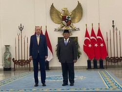 Prabowo Sambut Kunjungan Kenegaraan Erdogan di Istana Bogor