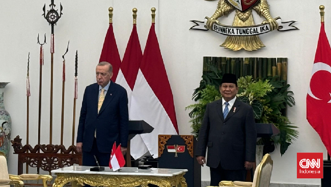 Presiden Prabowo Subianto membeberkan Indonesia telah memiliki kerja sama dengan empat perusahaan Turki untuk mengembangkan sistem pertahanan.