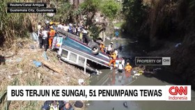 VIDEO: Bus Terjun ke Sungai, 51 Penumpang Tewas