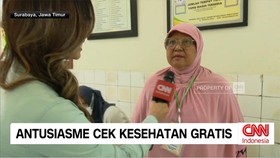 VIDEO: Antusiasme Cek Kesehatan Gratis di Surabaya