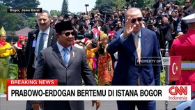VIDEO: Momen Prabowo-Erdogan Bertemu di Istana Bogor
