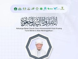 Sosok Abu Kuta Krueng, Ulama Tasawuf Aceh yang Wafat Pagi Tadi