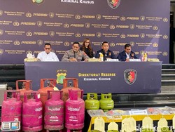 Polisi Ringkus Sindikat Pengoplos Gas Bersubsidi, 3 Kg Disuntik ke 50 Kg