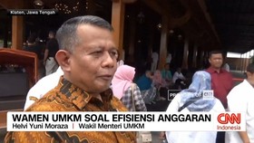 VIDEO: Wamen UMKM Soal Efisiensi Anggaran