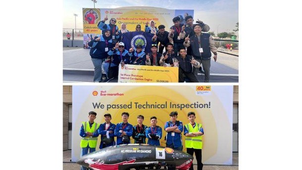 Gemilang! Semeru Tim UM Juarai Shell Eco Marathon 2025 di Qatar