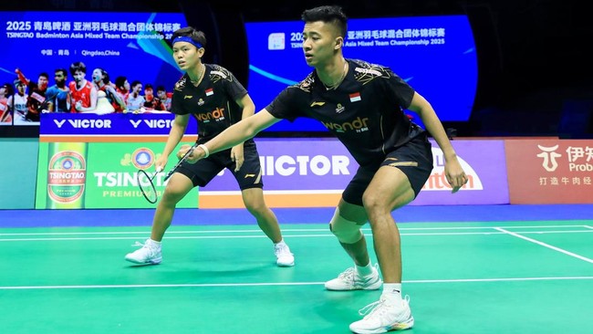 Tim badminton Indonesia tertinggal 0-1 dari Thailand pada semifinal BAMTC 2025 setelah Dejan Ferdinansyah/Siti Fadia kalah.