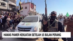 VIDEO: Hamas Pamer Kekuatan Setelah 15 Bulan Perang