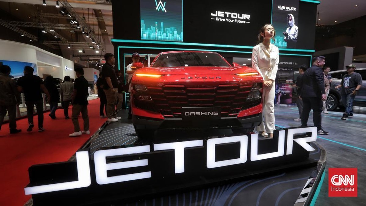 FOTO: Perdana Tampil di IIMS 2025, Jetour Pamer SUV Mobil Listrik