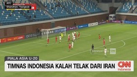 VIDEO: Timnas Indonesia Kalah Telak dari Iran
