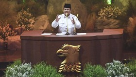 Prabowo: Seluruh Parpol Hadir di HUT Gerindra, Termasuk Baju Merah
