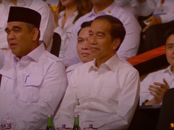 Jokowi soal Sambutan di HUT Gerindra: Perintah Panglima Tertinggi, Saya Siap