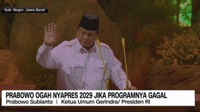 VIDEO: Prabowo Ogah Nyapres 2029, Jika Programnya Gagal