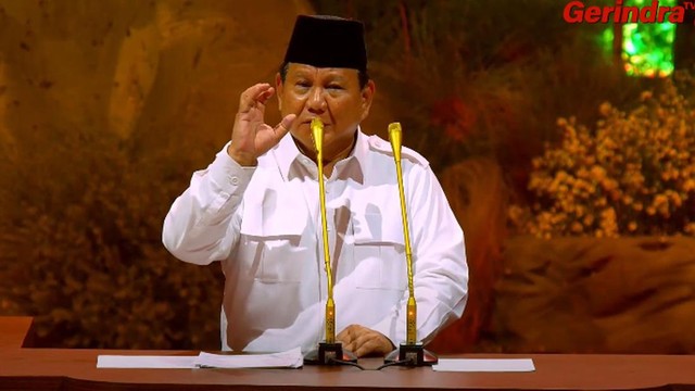 Prabowo Ungkap Unik Angka 8: Pemilu, Presiden hingga Nomor Rumah Dinas