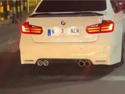 Ditilang, Pengemudi BMW Nopol N-3-NEN Ganti Pakai Pelat Nomor Asli